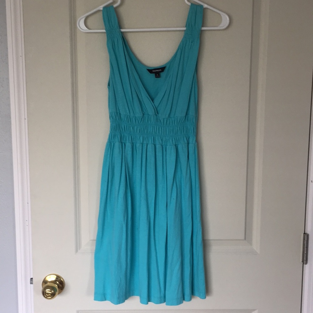 Blue dress